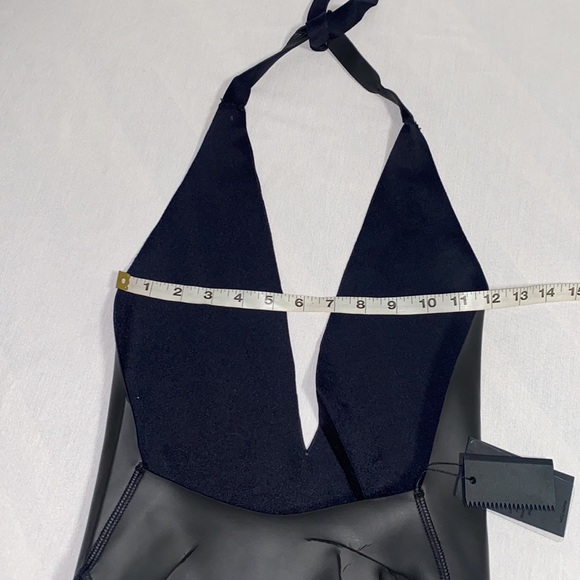 Mikoh Jaws Neoprene Halter one piece Swimsuit Sz S - Picture 13 of 16